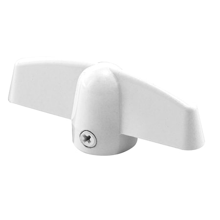 Prime-Line Casement Operator Tee Handle, White, 11/32 in. Bore, Fits Truth (4 Pack) H 4279